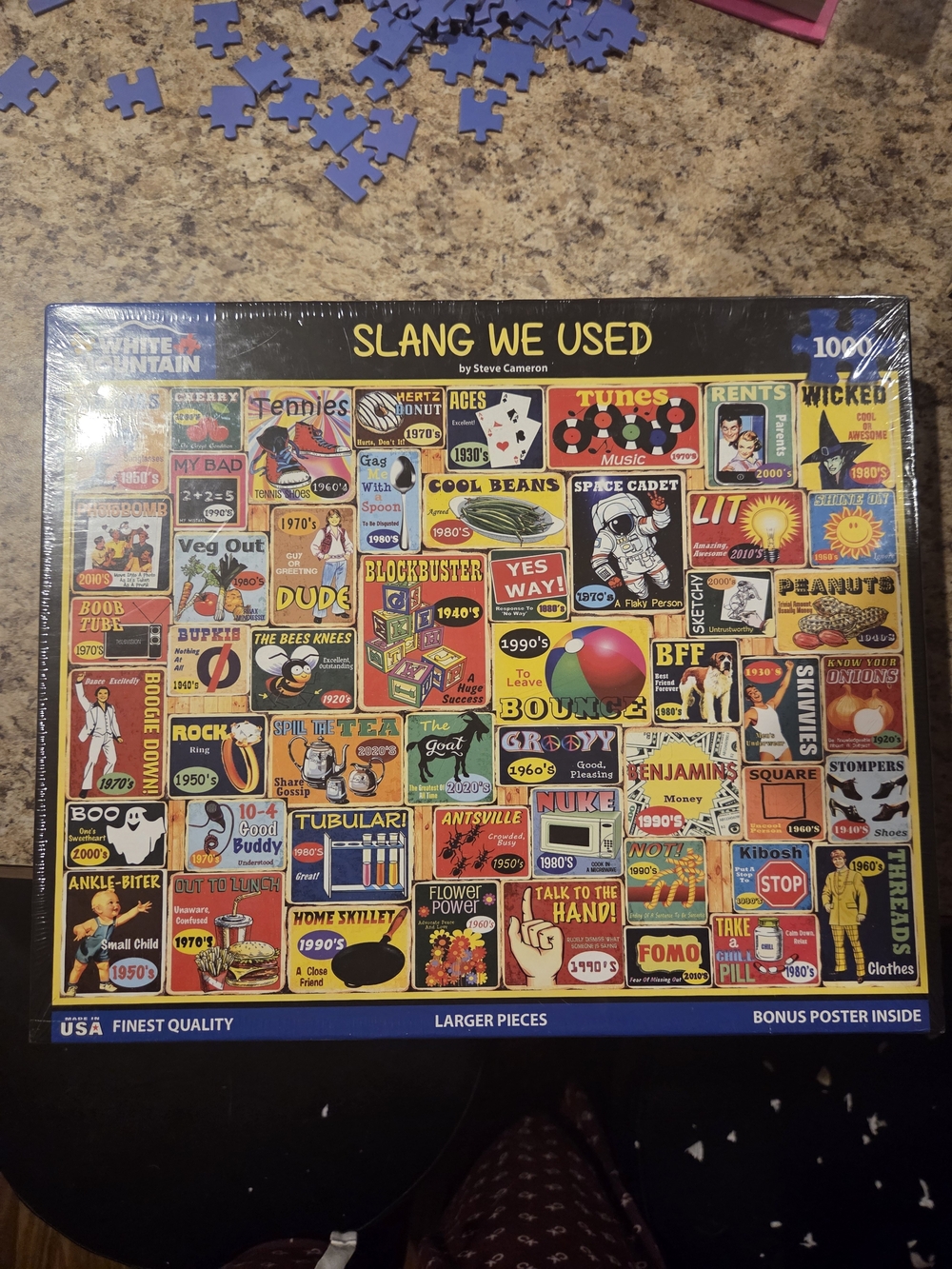 New White Mountain Slang We Used Jigsaw Puzzle 1000 Pieces